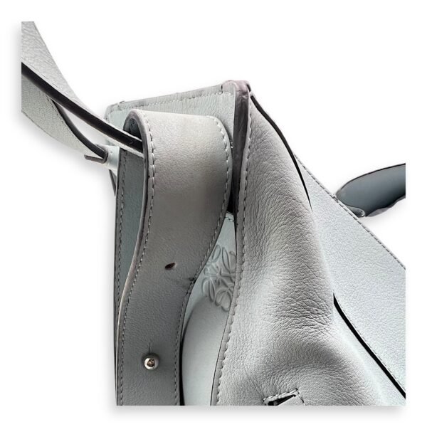 Hammock Medium Blue Top Handle Bag in Calfskin, Silver hardware - Image 14