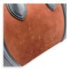 Luggage Mini Multi-colour Top Handle Bag in Suede Leather, Gold hardware - Image 11
