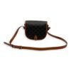 Folco Shoulder Bag Brown in Coated Canvas, Gold hardware - Image 14