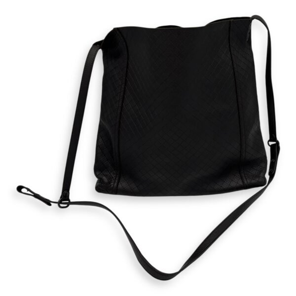 Intrecciato Brown Crossbody Bag in Lambskin, Gunmetal hardware - Image 14