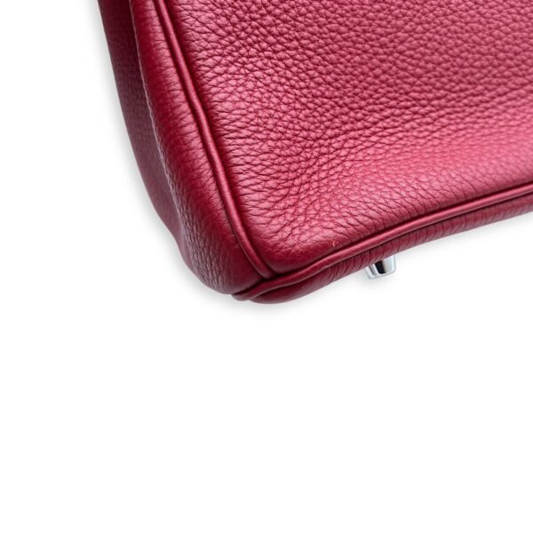 Birkin Rouge Grenat in Togo, Palladium hardware - Image 12