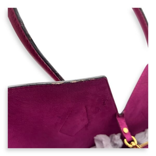Kimono Top Handle Bag MM Brown in Monogram Coated Canvas, Gold hardware - Image 14