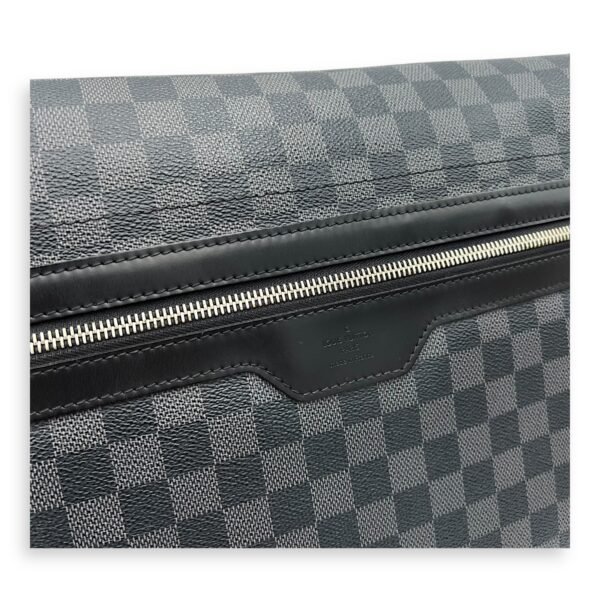 Daniel Messenger MM Graphite in Coated Canvas, Silver hardware - Image 10