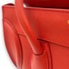 Luggage Top Handle Bag Micro Red in Calfskin, Gold hardware - Image 14