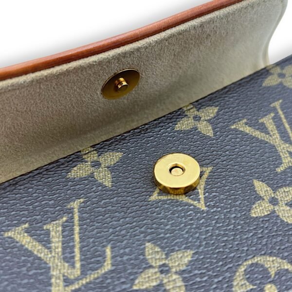 Florentine Belt Bag Brown in Monogram Coated Canvas, Gold hardware - Image 14