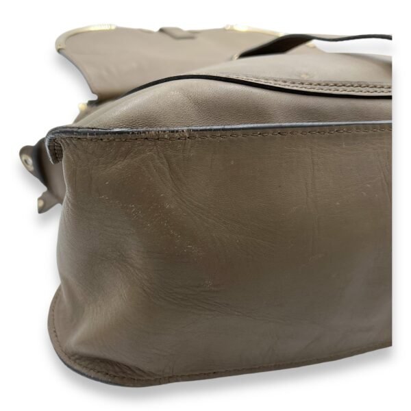 Marcie Shoulder Bag Grey in Calfskin, Light Gold hardware - Image 15