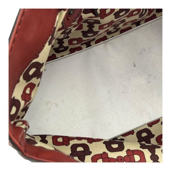 Babouska Tote Bag Red in Calfskin, Gold hardware - Image 14