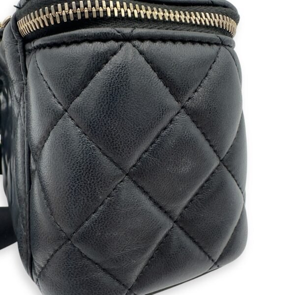 CC Vanity Bag Black in Lambskin, Gold hardware - Image 19