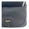 Logo Shoulder Bag Black in Calfskin, Gold hardware - Image 17