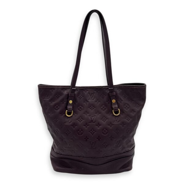 Citadine PM Purple Tote Bag in Empreinte Leather, Gold hardware - Image 2