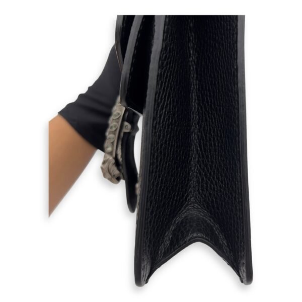 Dionysus Mini Black Crossbody Bag in Calfskin, Ruthenium hardware - Image 13