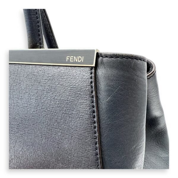 2Jours Blue Top Handle Bag in Calfskin, Silver hardware - Image 15