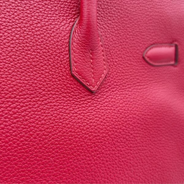 Birkin Rouge Grenat in Togo, Palladium hardware - Image 13