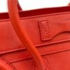 Luggage Top Handle Bag Micro Red in Calfskin, Gold hardware - Image 15
