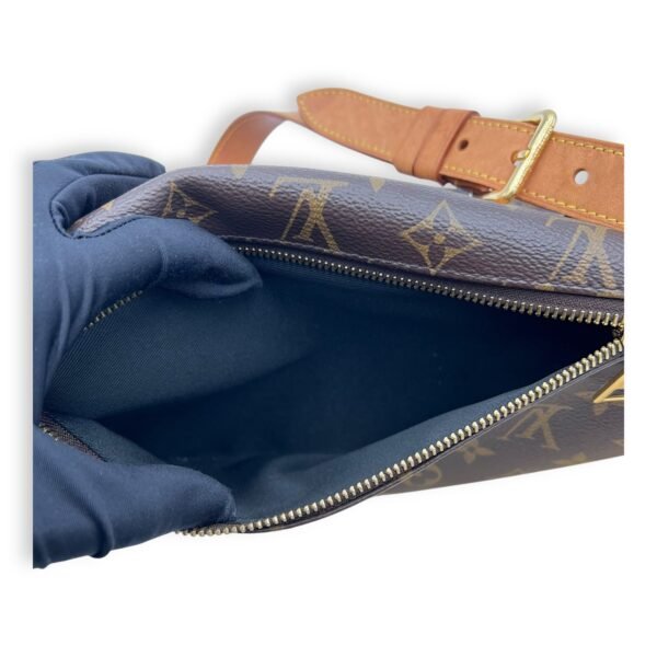 BumBag Belt Bag Brown in Monogram Coated Canvas, Gold hardware - Image 7