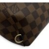 Clapton Backpack Damier Ebene in Coated Canvas, Gold hardware - Image 9