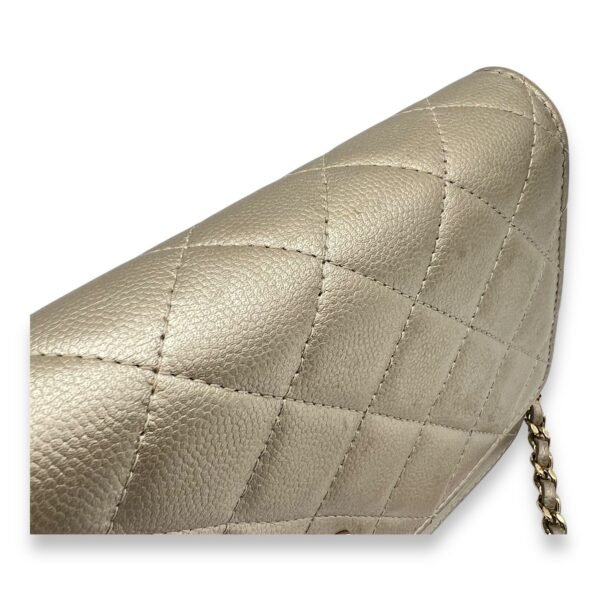 Classic Wallet On Chain Gold in Calfskin, Gold hardware - Image 14