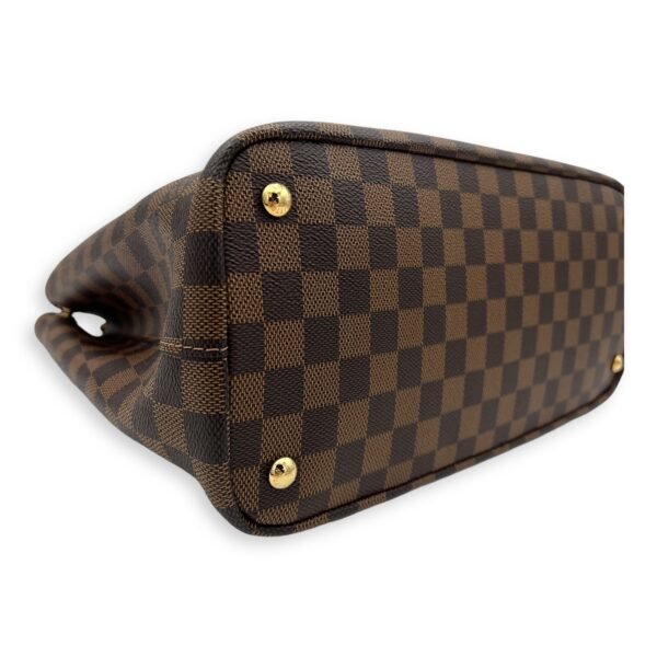 Kensington Tote Bag Brown in Coated Canvas, Gold hardware - Image 10
