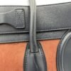 Luggage Mini Multi-colour Top Handle Bag in Suede Leather, Gold hardware - Image 14