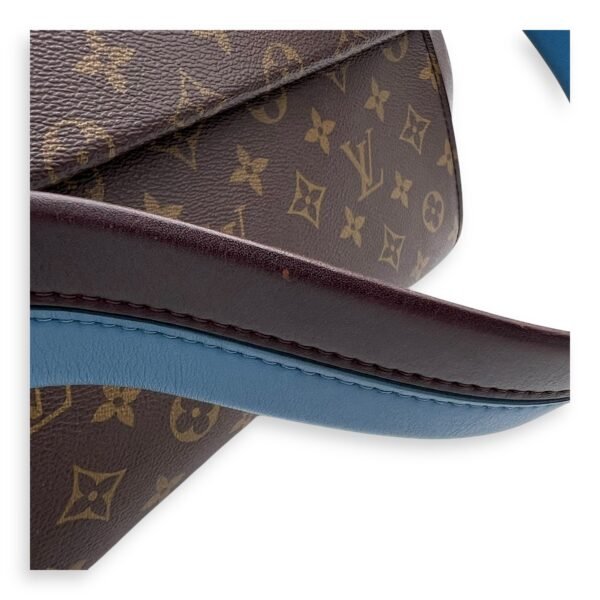Cluny Top Handle Bag MM Brown in Monogram Coated Canvas, Gold hardware - Image 16
