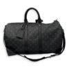 Keepall Bandouliere 45 Monogram Eclipse Duffle Bag in Coated Canvas, Silver hardware - Image 16