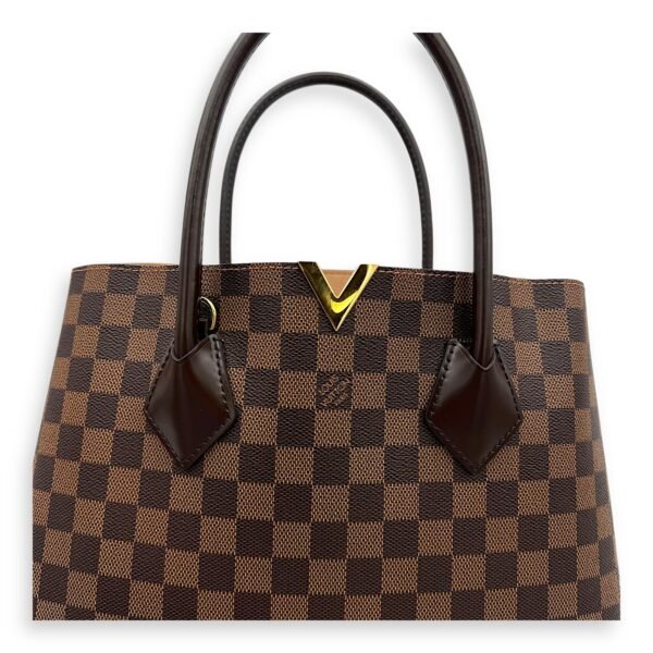 Kensington Tote Bag Brown in Coated Canvas, Gold hardware - Image 9