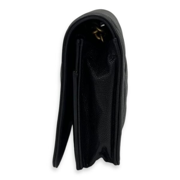 Boy Wallet On Chain Black in Caviar Leather, Gold hardware - Image 3