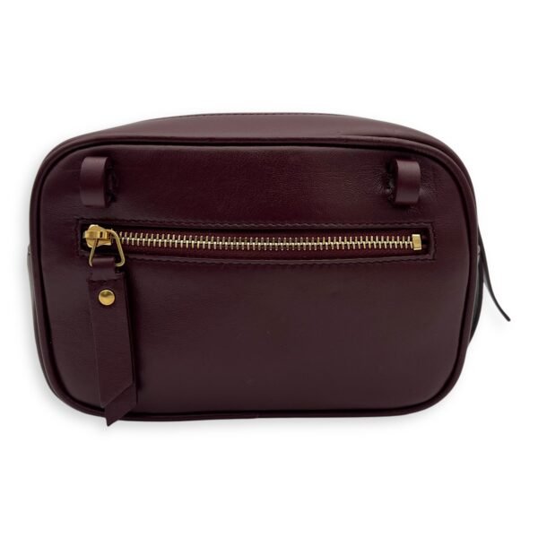 Camera Crossbody Bag Red in Calfskin, Gold hardware - Image 2