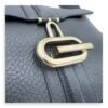 Logo Shoulder Bag Black in Calfskin, Gold hardware - Image 14