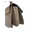 Faye Grey Crossbody Bag in Calfskin, Gold hardware - Image 13