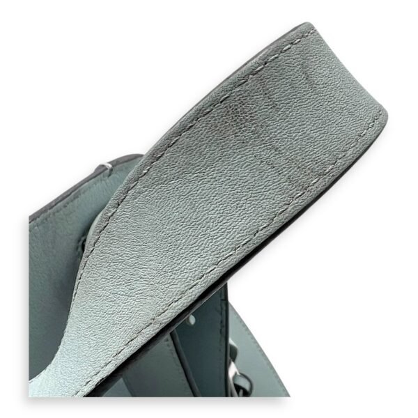 Hammock Medium Blue Top Handle Bag in Calfskin, Silver hardware - Image 18