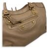 City Top Handle Bag Pink in Calfskin, Gold hardware - Image 20