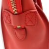 Luggage Top Handle Bag Micro Red in Calfskin, Gold hardware - Image 18