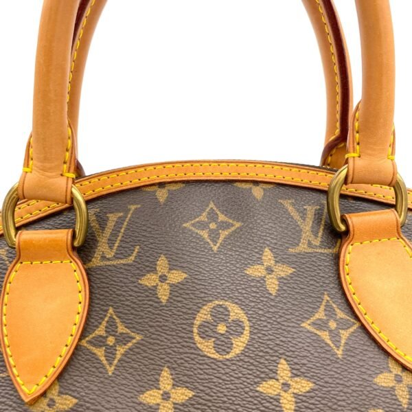 LockIt Top handle Bag in Monogram Coated Canvas   Gold hardware - Image 7