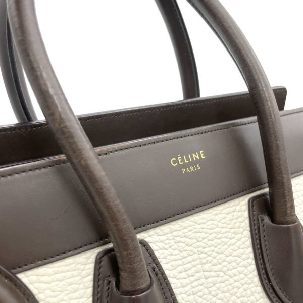 Luggage Top Handle Bag Micro Multi-colour in Calfskin, Gold hardware - Image 6