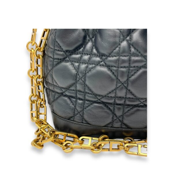 Jolie Bucket Crossbody bag in Lambskin, Gold Hardware - Image 8