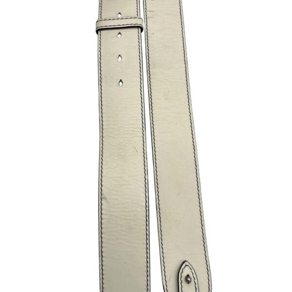 J'adior White Crossbody Bag in Calfskin, Silver hardware - Image 17