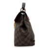 Clapton Backpack Damier Ebene in Coated Canvas, Gold hardware - Image 4