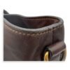 Logo Brown Top Handle Bag in Calfskin, Gold hardware - Image 23
