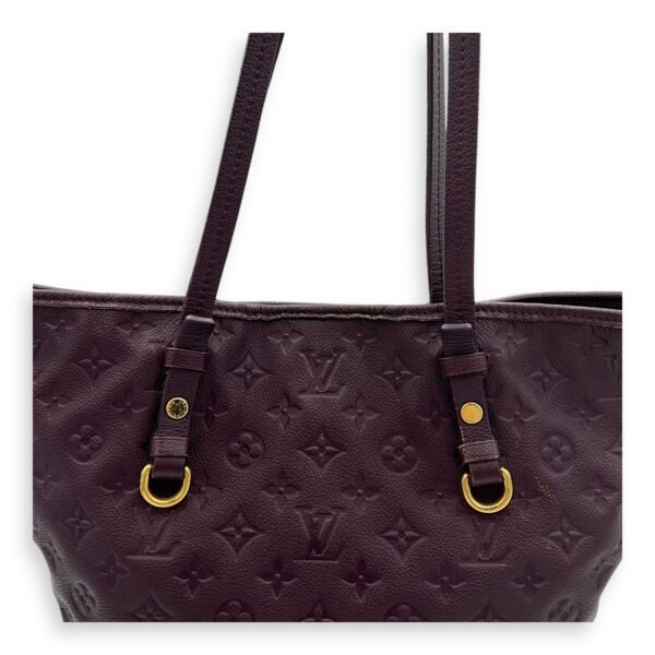 Citadine PM Purple Tote Bag in Empreinte Leather, Gold hardware - Image 8