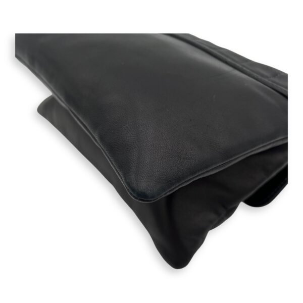 Chocolate Bar Reissue Black Shoulder Bag in Lambskin, Ruthenium hardware - Image 11