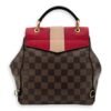 Clapton Backpack Damier Ebene in Coated Canvas, Gold hardware - Image 2