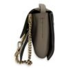 Faye Grey Crossbody Bag in Calfskin, Gold hardware - Image 4
