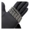 CC Wallet On Chain Black in Caviar Leather, Silver hardware - Image 36
