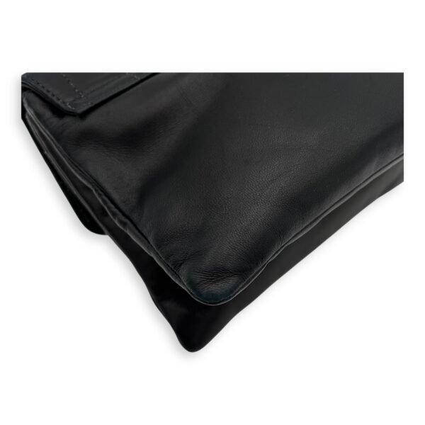 Chocolate Bar Reissue Black Shoulder Bag in Lambskin, Ruthenium hardware - Image 10