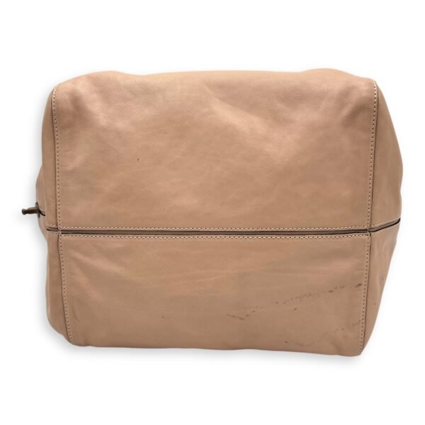 Cubo Pink Top Handle Bag in Calfskin, Silver hardware - Image 5