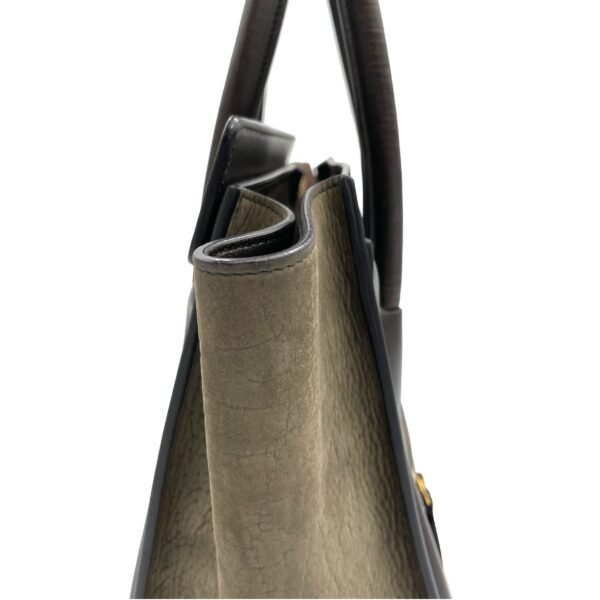Luggage Top Handle Bag Micro Multi-colour in Calfskin, Gold hardware - Image 8