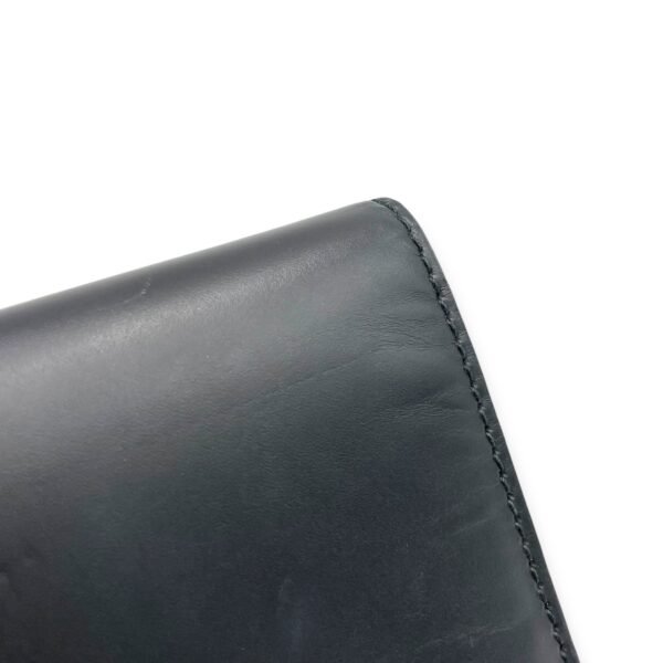 J'adior Black Wallet On Chain in Calfskin, Brushed Gold hardware - Image 9