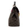 Clapton Backpack Damier Ebene in Coated Canvas, Gold hardware - Image 3