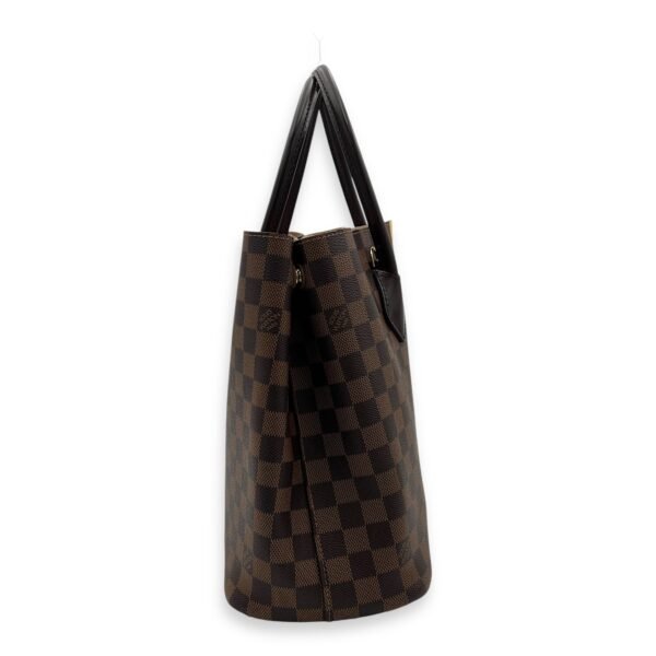 Kensington Tote Bag Brown in Coated Canvas, Gold hardware - Image 3